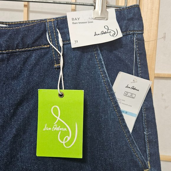 Sam Edelman BAY Flare Trouser Jeans - Picture 2 of 5